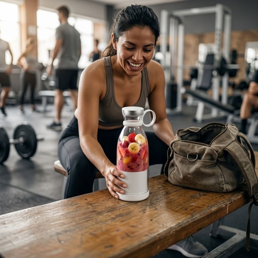 Del bolso al batido en el gimnasio