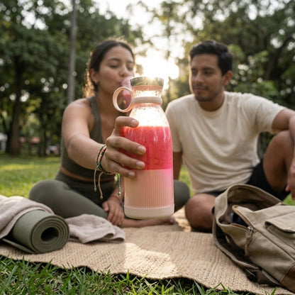 EasyShake Go — Licuadora Portátil Recargable 350 ml para Gym y Viaje