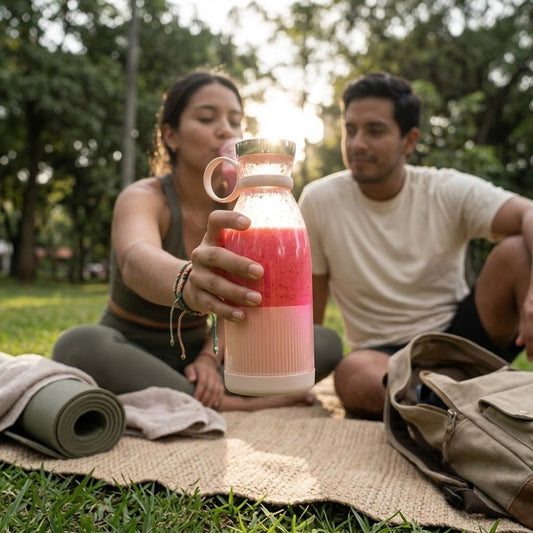 EasyShake Go — Licuadora Portátil Recargable 350 ml para Gym y Viaje